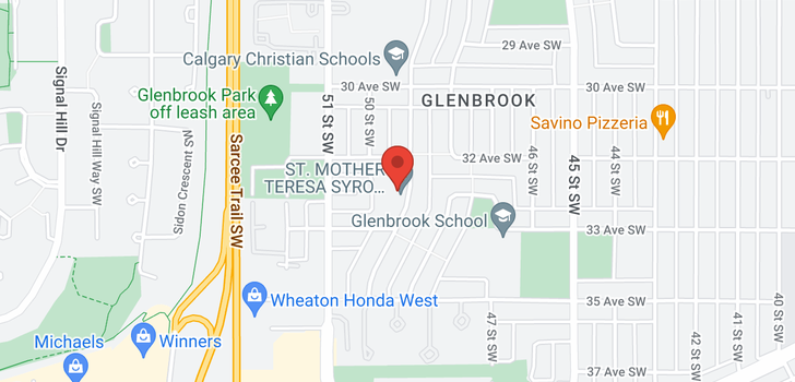 map of 3325 49 ST SW